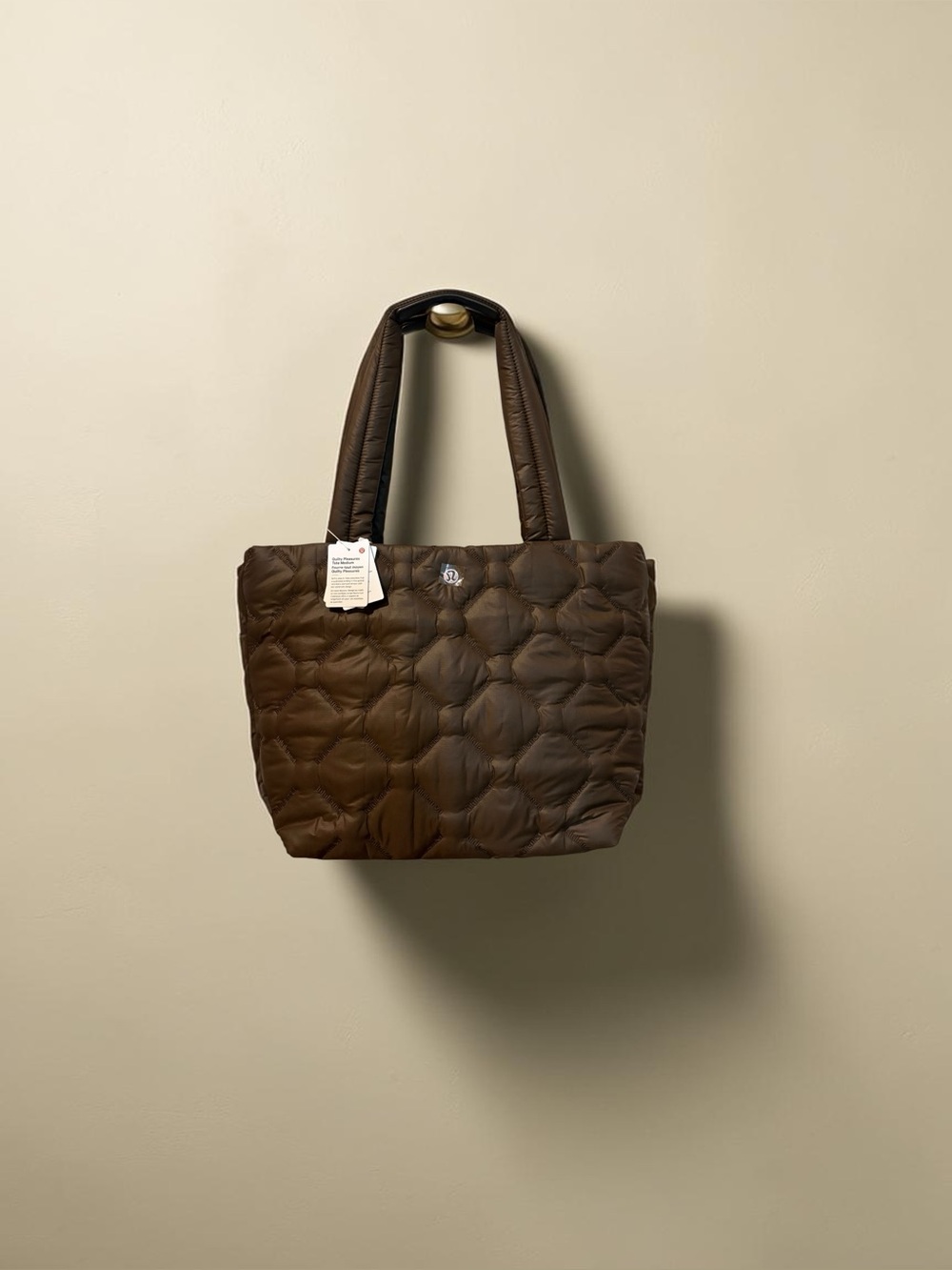 lululemon Quilty Pleasures Tote 12L Sold Out Colorway Walnut Crunch